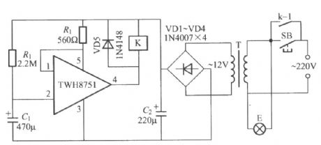 Delay light circuit with power switch integrated circuit(2)