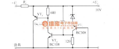 Elimination ripple IOV regulated power supply circuit