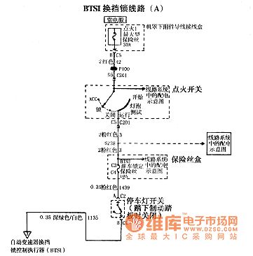 SGM Regal 2.0 L automatic transmission circuit diagram