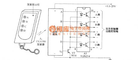 Universal home appliances remote control circuit diagram