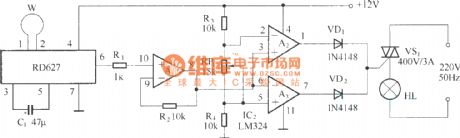 Microwave automatic light circuit diagram 1
