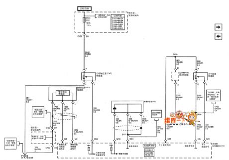 Shanghai gm Chevrolet（Epica）saloon car 2.0L engine circuit diagram(five)