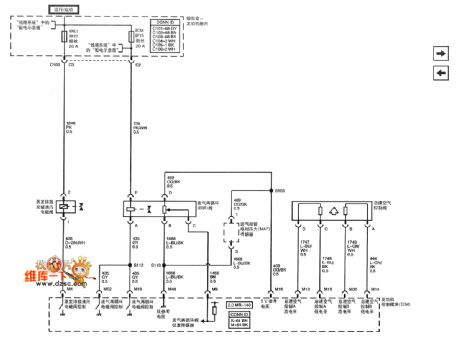 Shanghai gm Chevrolet（Epica）saloon car 2.0L engine circuit diagram(seven)