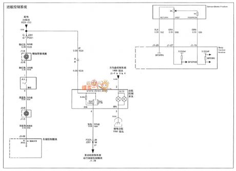 SHANGHAI GM BUICK(LaCROSSE) saloon car supplementary restraint system circuit diagram(five)