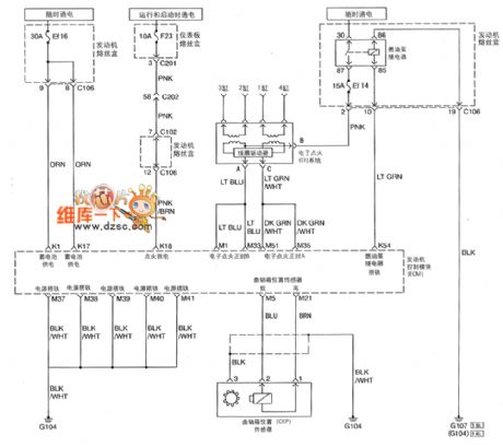 BUICK（Excelle）saloon car engine circuit diagram(one)