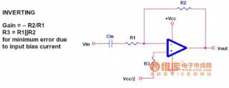 Operational amplifier attenuation circuit diagram