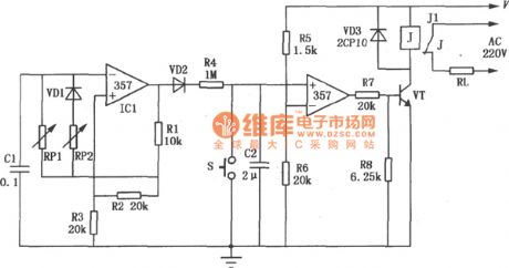 High precision timer circuit with op-amp SF357