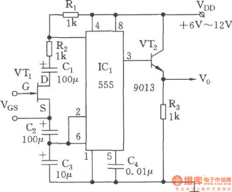 The adjustable voltage-controlled oscillator with large duty cycle