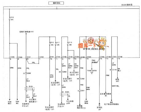 Shanghai GM BUICK（Excelle）saloon car carriage body power distribution system circuit diagram(seven)