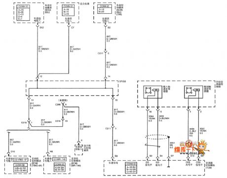 Shanghai GM Chevrolet（Epica）saloon car ZF 4HP-16 type automatic transmission circuit diagram(four)