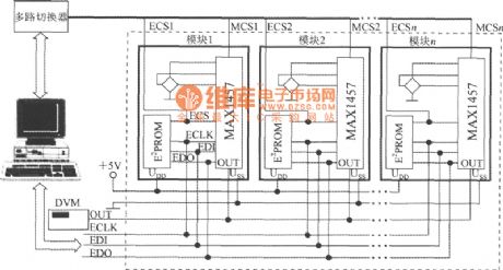 Based on SPI bus high precision pressure testing system circuit