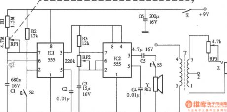 The sleep massager circuit