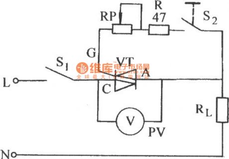Bi-directional thyristor gate limit flow resistance regulating circuit