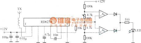Microwave sensor module RD627A application circuit diagram