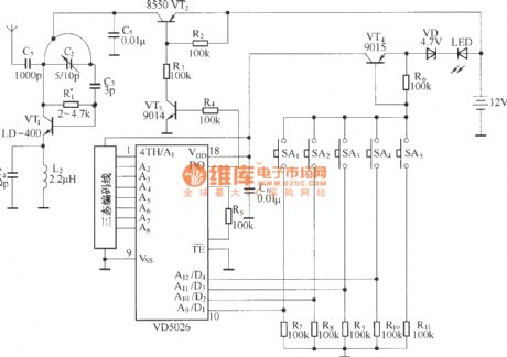 Four channels interlock control circuit schematic