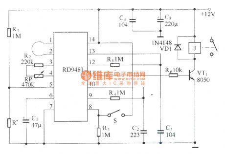 The doppler effect automatic switching circuit using RD9481