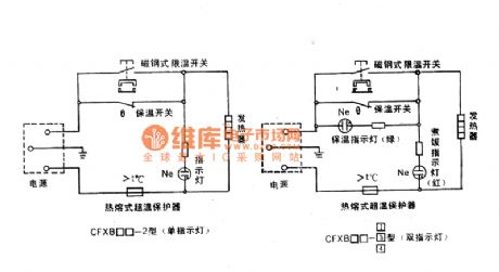 Rongsheng heat insulation automatic electric cooker principle diagram