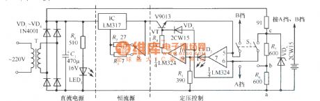 Nickel-cadmium battery automatic charger circuit diagram