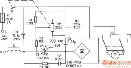 Naiqi YB-831A rolling massage machines circuit