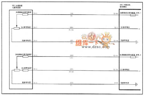 SHANGHAI GM BUICK（Royaum）saloon car 3.6L engine circuit diagram(one)