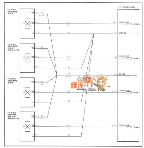 SHANGHAI GM BUICK（Royaum）saloon car 3.6L engine circuit diagram(five)