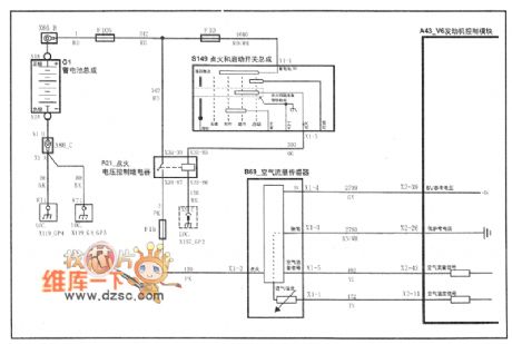 SHANGHAI GM BUICK（Royaum）saloon car 3.6L engine circuit diagram(eight)