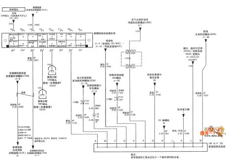 SHANGHAI GM BUICK(LaCROSSE) saloon car carriage body control system circuit diagram(five)