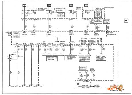 SHANGHAI GM BUICK(LaCROSSE) saloon car carriage body control system circuit diagram(one)