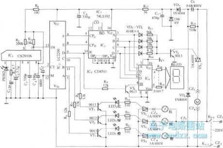 Multi-function remote control ceiling fan speed control circuit diagram