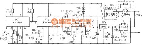 Household appliances infrared remote control socket circuit diagram