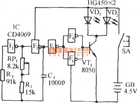 Infrared remote control music outlet circuit 3