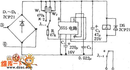 555 Fans Electronic Timer Circuit