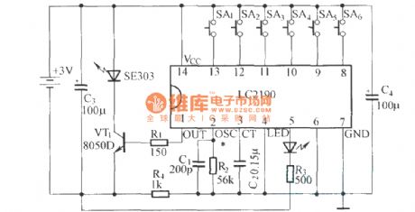 LC2190 principle and application circuit diagram