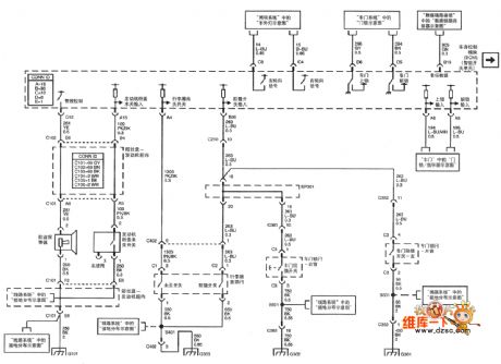 SHANGHAI GM Chevrolet（Epica）saloon car anti-theft system circuit diagram(one)