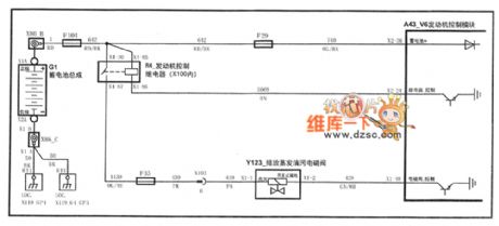 SHANGHAI GM BUICK（Royaum）saloon car 3.6L engine circuit diagram(fifteen)