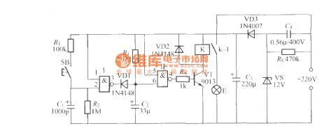 Delay light circuit with digital circuit(2)