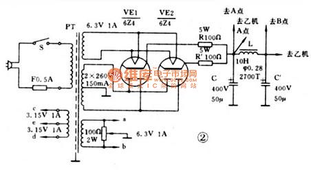 6z4 Tube amp circuit