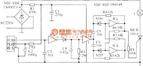 Appliances infrared remote control receiver circuit diagram