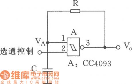 Self-excited Multivibrator Circuit Composed of CC4093