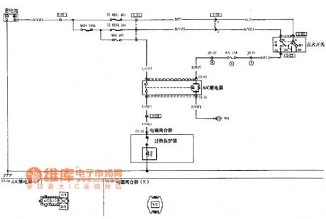M6 car AC compressor control circuit