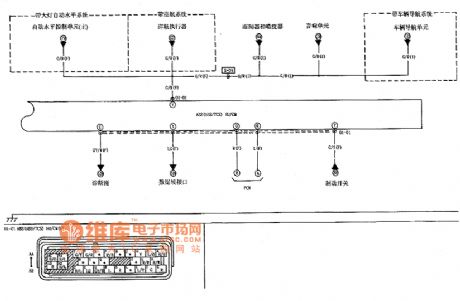 M6 car anti-lock braking system ABS traction control system TCS circuit