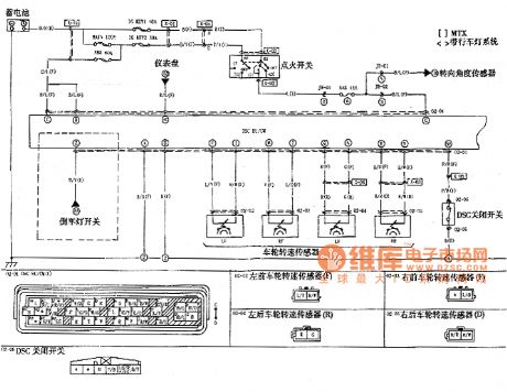M6 car DSC system circuit
