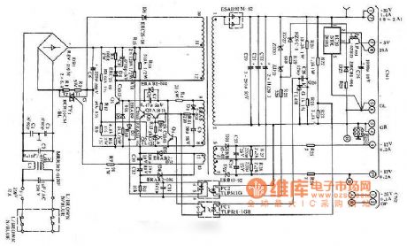 LQ-1600K printer power supply circuit