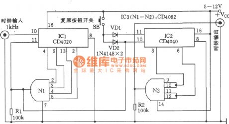 1/86400Hz Pulse Generator Circuit
