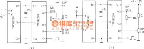 Detection alarm circuit diagram composed of TWH9248／TWH9249