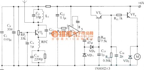 Ratio motor wireless remote control circuit diagram