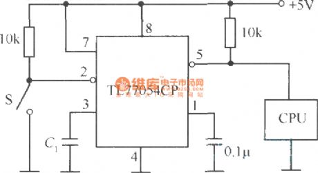 Voltage monitoring and reset circuit with TL7705CP