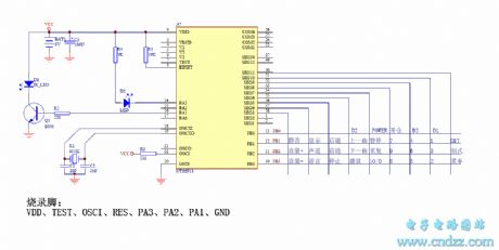 100 in 1 Multi-function VCD remote control circuit（compatible with co-RM-220 and NT66P13）