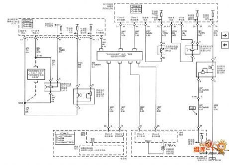 Shanghai GM Cadillac CTS Dashboard Circuit(7)