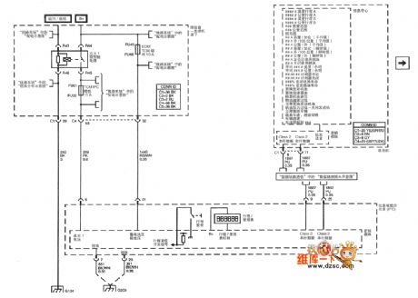 Shanghai GM Cadillac CTS Dashboard Circuit(5)